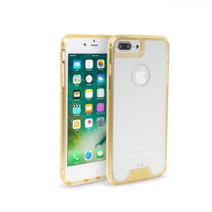 iPhone 7/ 8 Slim Bumper Tpu Back Cover In Clear Gold